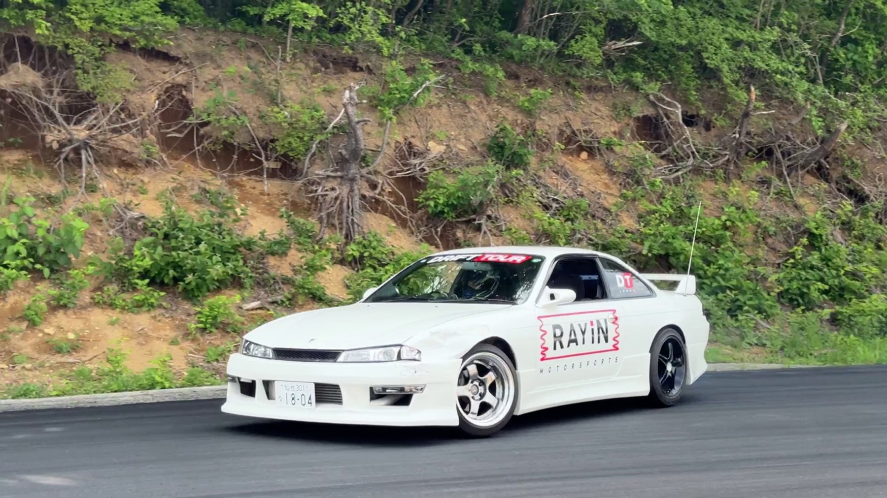 Rayin Motorsports drift car cornering on track